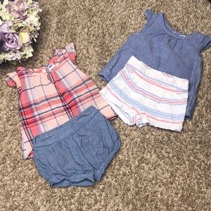 Two Old Navy Spring Short Sets
